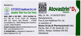 Atovastrin D3 Tablet 10